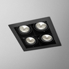 Lampa wpuszczana AQForm Squares 50 x 4 Sq Recessed Czarny Struktura