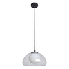 Lampa wisząca Italux Ainale PND-54637-1-BK-CL Czarny