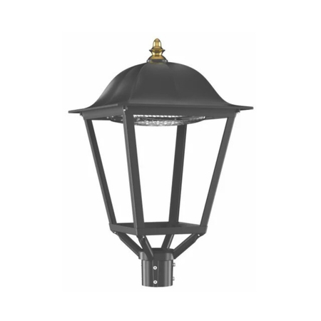 Lampa parkowa LED Greenie Avenue 40W 140lm/W 4000K szara