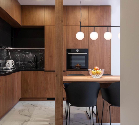 Lampa wisząca FARO Kaja K-4883 biały/czarny