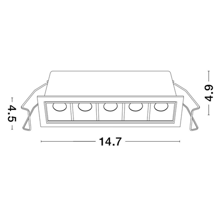 Oczko Luces Exclusivas BETARRO LE65128 biały