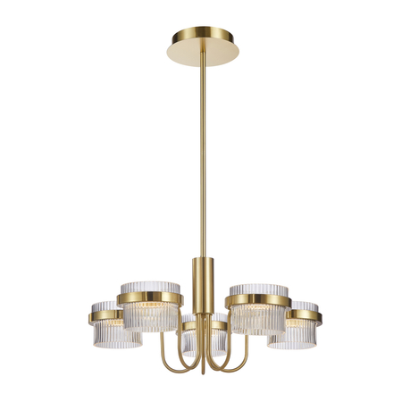 Lampa wisząca Italux PND-77362-5-40W-GD Piaskowany złoty z połyskiem