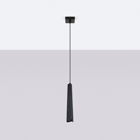 Sollux Lighting Lampa wisząca PRYSM 1 czarna SL.1400