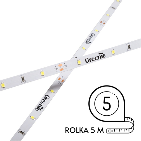 Taśma LED Greenie 1m 30 diod 3528SMD na metr 2.4W/mb czerwona Rolka 5m [3 lata gwarancji]