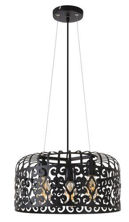 Lampa wisząca Rabalux Alessandra 2158 czarny matowy