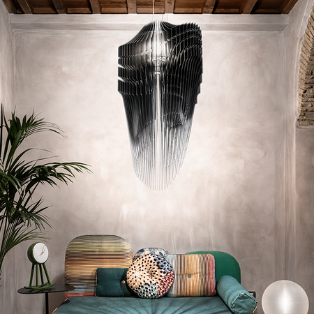 Lampa wisząca Slamp AVIA XL - BLACK FADE XL AVISXL0BKF01T00000EU czarny