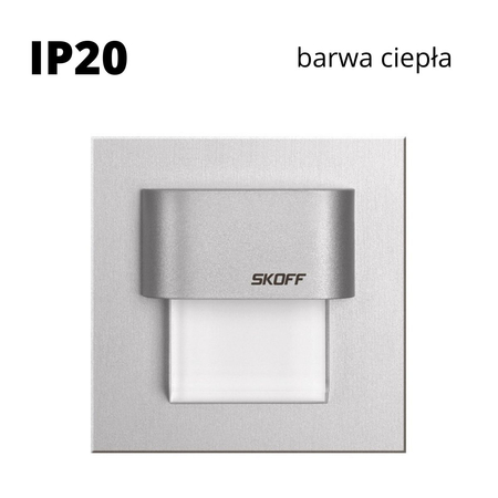 Oprawa schodowa led Skoff Tango Stick Alu Biała Ciepła IP20