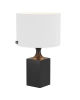 Lampa stołowa By Rydens Woody H41 cm E27 czarny/biały