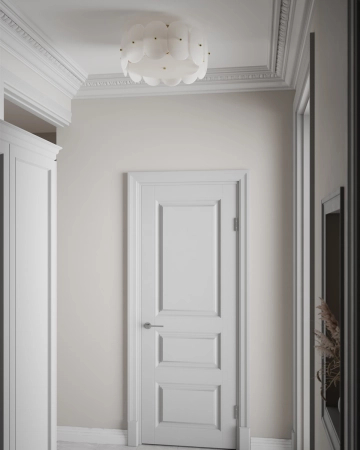 Lampa sufitowa By Rydens Omlot Ø53 biały/miedziany