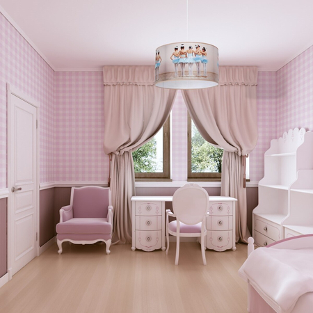 Milagro Lampa Wisząca BALLERINA 1xE27 MLP4311 MULTIKOLOR