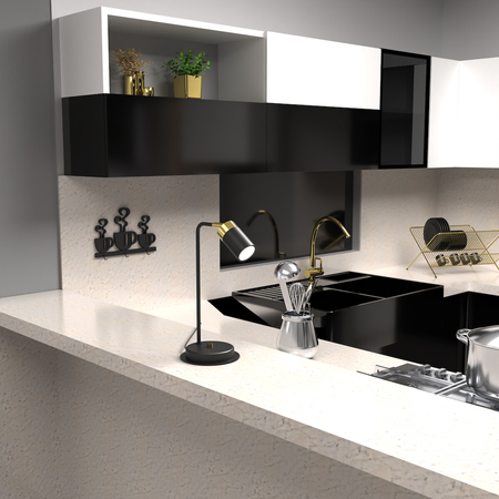 Milagro Lampka nocna JOKER BLACK/GOLD 1xGU10 MLP7534 CZARNY / ZŁOTY