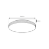 Milagro Plafon BEVER 10W LED IP44 Ø260 mm ML0250 BIAŁY