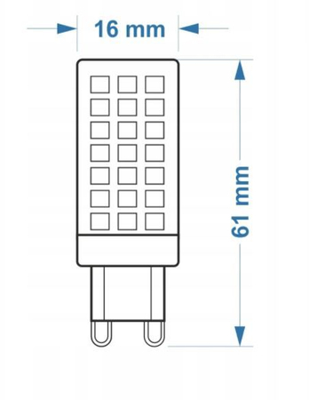 Żarówka LED SMD Ledline G9 6W NW