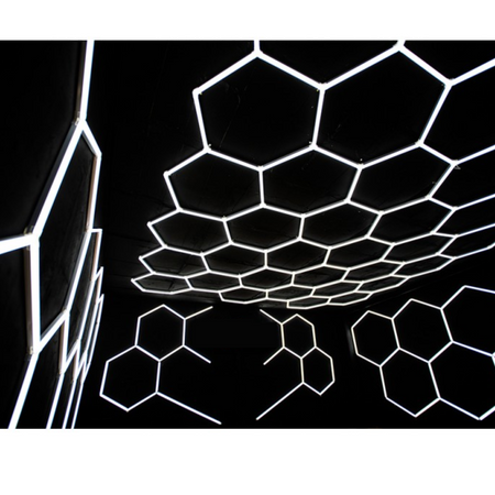 Modułowy system oświetleniowy autogamma HEXAGON LED 297 x 206 cm 3500K aluminium