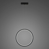 Lampa wisząca Ledowe Okręgi No.1 X 40cm 3k 22W czarny