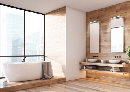 Lampa łazienkowa TIWALL czarny mat LED 12W 450mm 4000K IP44