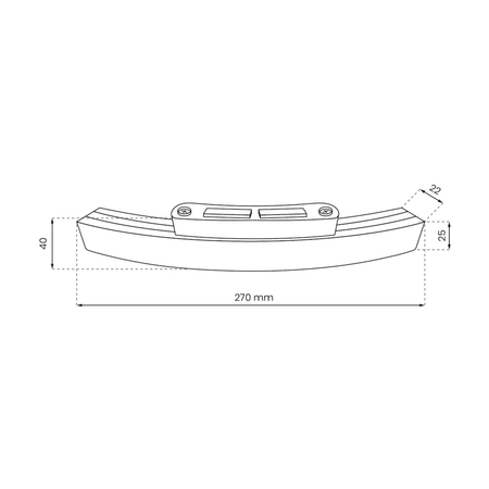 Milagro Zasilacz 100W 48V SLIM ROUND MAGNETIC do śr. 600mm ML8704 CZARNY