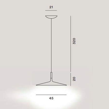 Lampa wisząca Foscarini 195017-52 Aplomb large