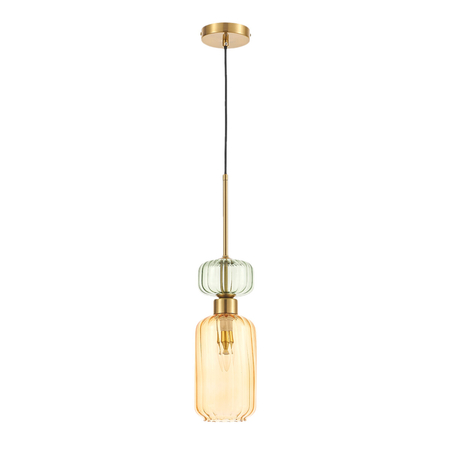 Milagro Lampa wisząca MOLLY AMBER 1xE14 ML1823 Bursztynowy