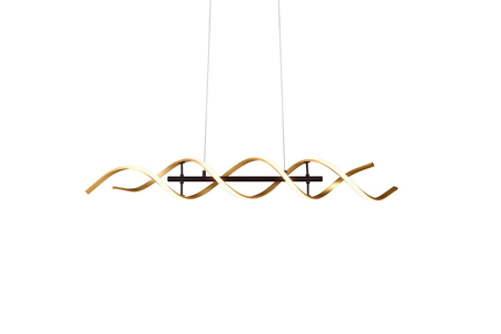 Lampa wisząca Trio 341810208 złoty