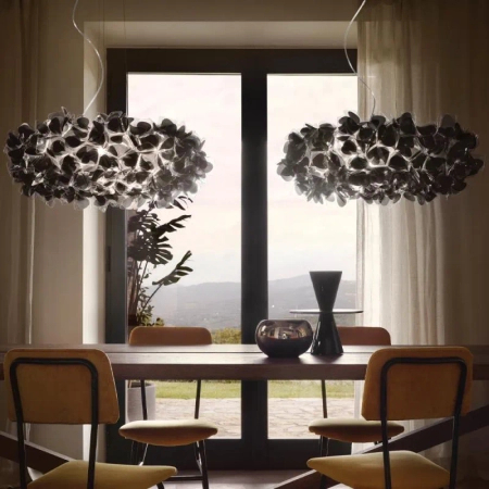 Lampa wisząca Slamp CLIZIA - MAMA NON MAMA BLACK - TRANSPARENT WIRE L CLISL00BNM01T00000EU czarny