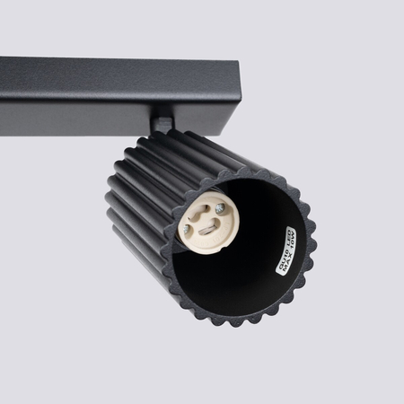 Sollux Lighting Plafon KARBON 6L czarny SL.1585