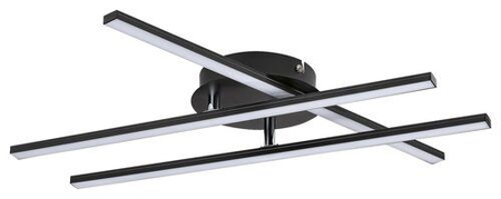 Lampa sufitowa Rabalux Svetlana 3514 czarny matowy