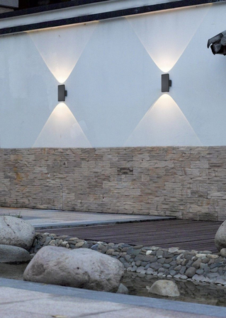 Kinkiet zewnętrzny Trio 228460242 grafitowy