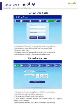 Komputer sterujący systemem lamp GrowBooster Greenie