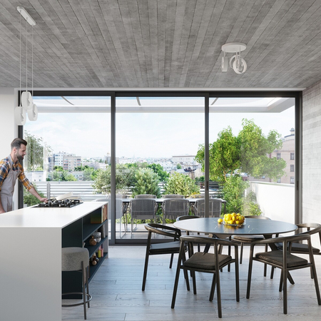 Sollux Lighting Lampa wisząca TITRAN 1 biała SL.1137