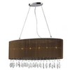 Lampa wisząca SIDNEY OVAL BROWN Azzardo AZ1839 brown