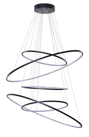 Lampa wisząca WHEEL XXL BLACK Azzardo AZ3137 black