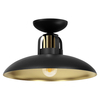 Milagro Lampa sufitowa FELIX BLACK/GOLD 1xE27 MLP8905 CZARNY / ZŁOTY