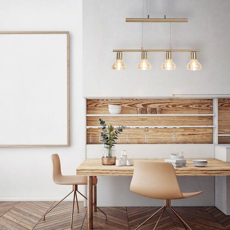 Lampa wisząca Rabalux Holly 5551 złoto antyczne