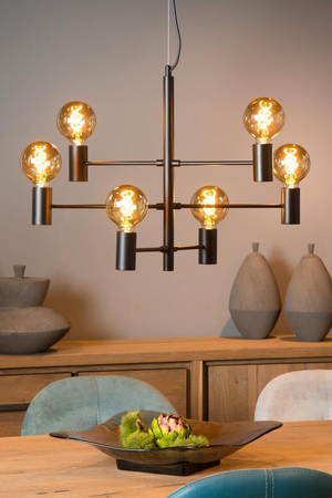 Lampa wisząca Lucide LEANNE 21421/06/30 czarny