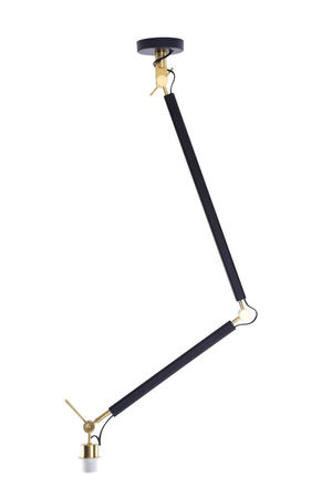 Lampa wisząca ZYTA M PENDANT LAMPBODY BK/GO Azzardo AZ4192 black / gold