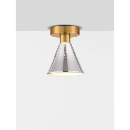 Lampa sufitowa Luces Exclusivas SARDUNO LE45143 złoty i odcienie złota, szary i odcienie szarości