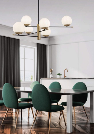 Lampa wisząca Maytoni MOD048PL-06G Nostalgia - Matowe złoto