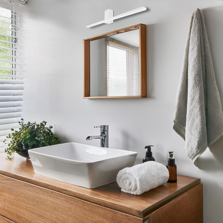 Milagro Kinkiet Artemis 13,8W LED 60cm 4000K IP44 Biały ML1020 BIAŁY