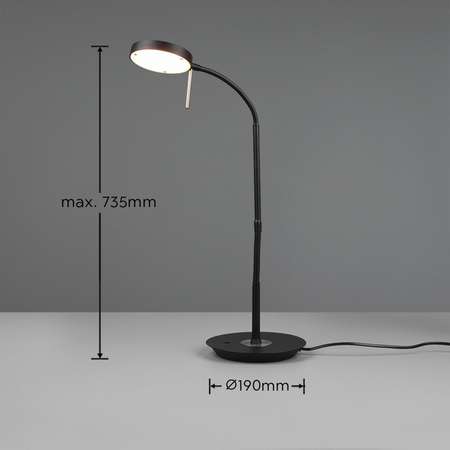Lampa biurkowa Trio 523310132 czarny