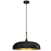 Milagro Lampa wisząca LINCOLN BLACK/GOLD 1xE27 45cm MLP7898 CZARNY / ZŁOTY