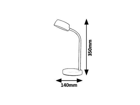Lampa stołowa Rabalux Berry 6779 różowy