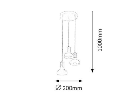 Lampa wisząca Rabalux Holly 5949 biały