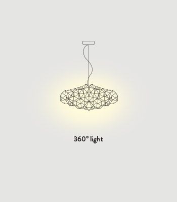 Lampa wisząca Slamp DRUSM00VLV01T00000EU Drusa Velvet