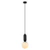Lampa wisząca Italux Aldeva PND-02340-1S-BK Czarny