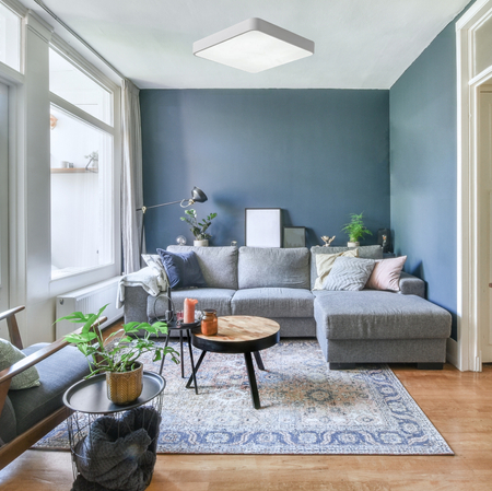 Plafon LED kwadratowy Abigali 400x400x50mm 24W ściemnialny, pilot