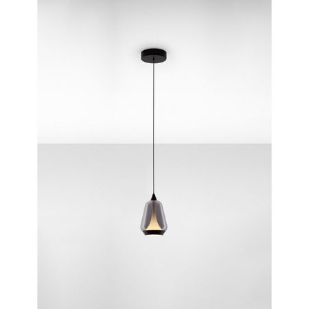 Lampa wisząca Luces Exclusivas RORIZNO LE45109 czarny, szary i odcienie szarości