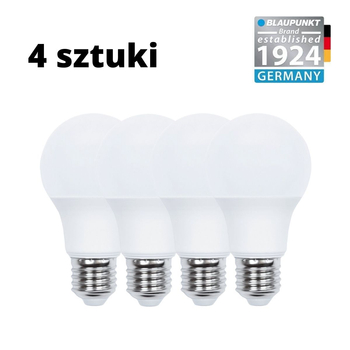 Zestaw 4 sztuk - Blaupunkt Żarówki LED E27 6W barwa naturalna