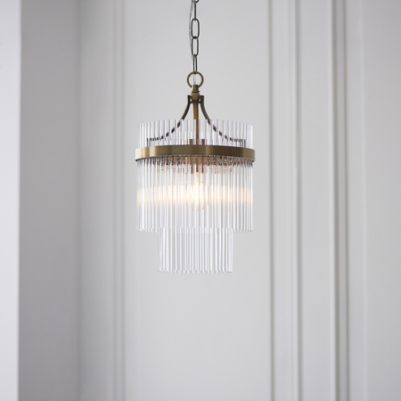 Lampa wisząca Endon Lighting Marietta 112572 mosiądz