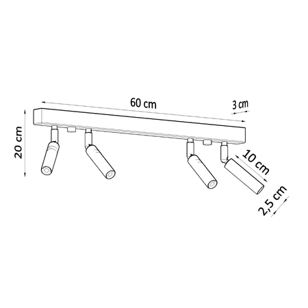 Sollux Lighting Plafon EYETECH 6 biały SL.0906